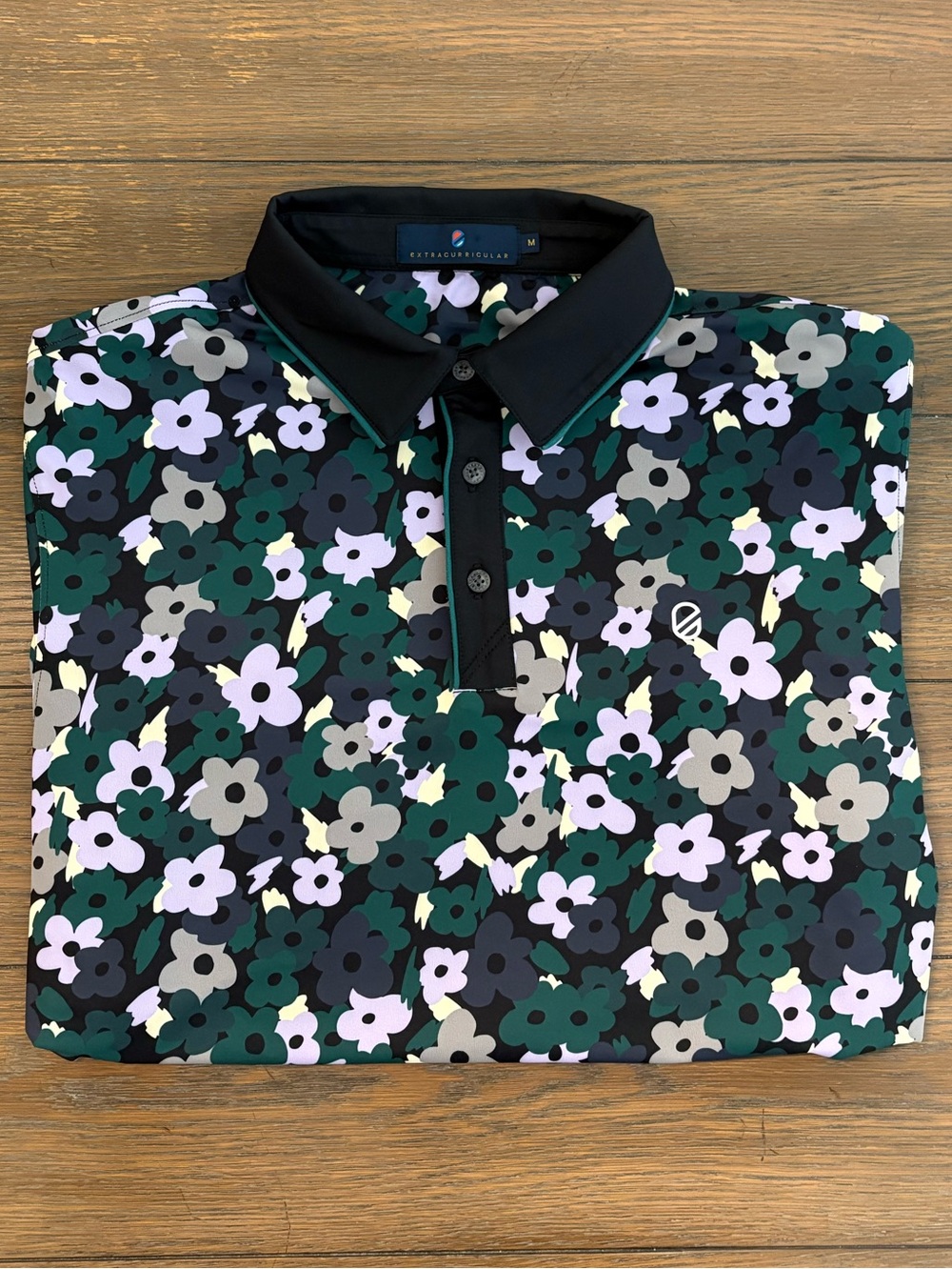 extracurricular  Men’s Polo Shirt‎ - Stretch Poly Blend Size M Like New